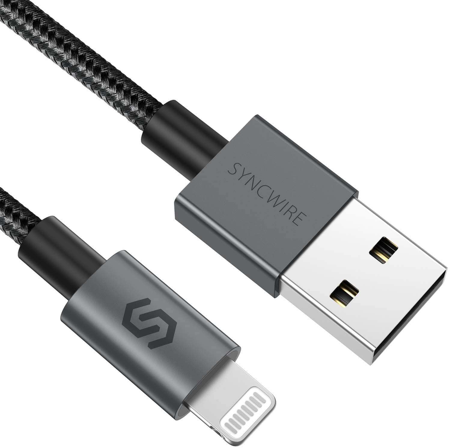 Câble de données de câble de chargement USB Lightning extra-long à 8  broches 5M tressé