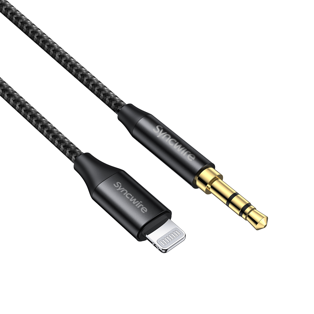 Câble audio auxiliaire Lightning vers 3,5 mm (certifié Apple MFi)