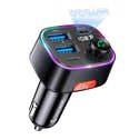 Transmetteur FM Bluetooth 5.3 Pour Voiture - Charge Rapide PD30W/QC3.2, Lecteur USB/TF, Appels Mains Libres, LED 7 Couleurs - 10