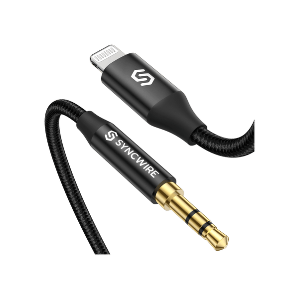 Câble audio auxiliaire Syncwire Lightning vers 3,5 mm (certifié Apple MFi)  - Syncwire